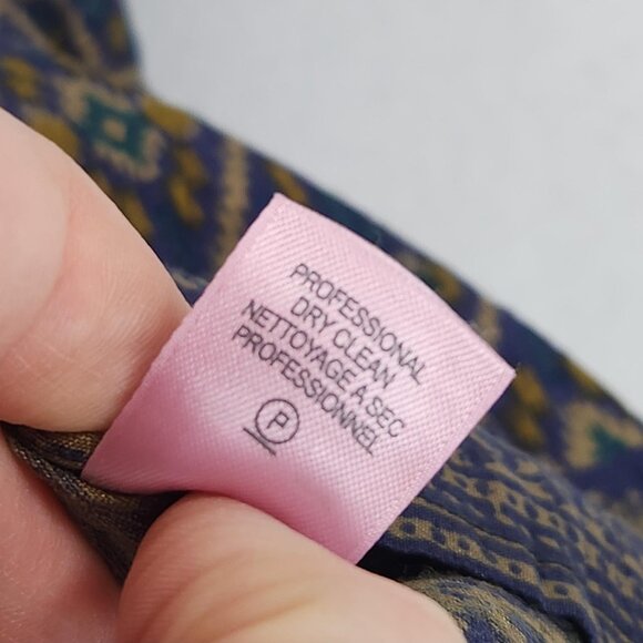 Calypso St Barth Dress Womens XS Blue Gold Fran Silk Embellished Tunic Boho - Picture 12 of 14